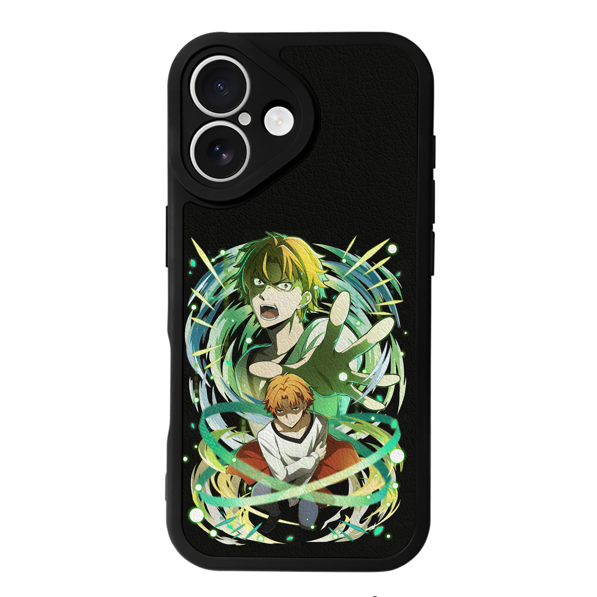 （画像用） 文豪ストレイドッグス Bungo Stray Dogs 【iPhone 16シリーズ対応】シリコンスマホケース（レザー調） 材質：シリコン